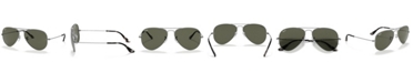 Ray-Ban Unisex Sunglasses, AVIATOR LARGE METAL RB3025